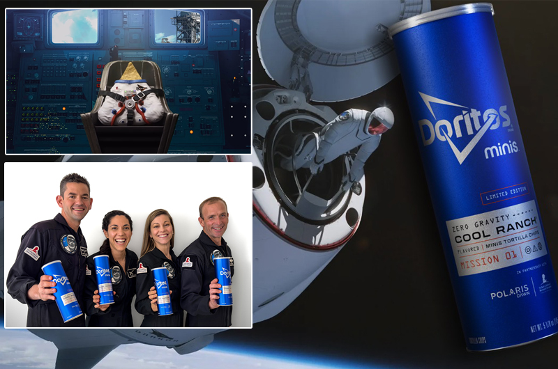 Doritos releases 'Zero Gravity' space-safe chips to go on SpaceX rocket